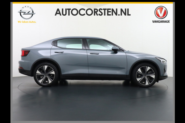 Polestar 2 Long Range 78kWh Soh 96% Carplay Android Auto Cruise Control Keyless Navi Ecc 360°Camera 19"LM Led-Pixel PDC Elektr.Klep Google  Blindspot Monitoring Stoelverwarming Regen-Lichtsensor Virtual-Cockpit Hill-Assist Lane Assist Origineel Nederlandse Auto Tot 150kw snel laden 1.500KG Trekvermogen €54.400 nieuwprijs