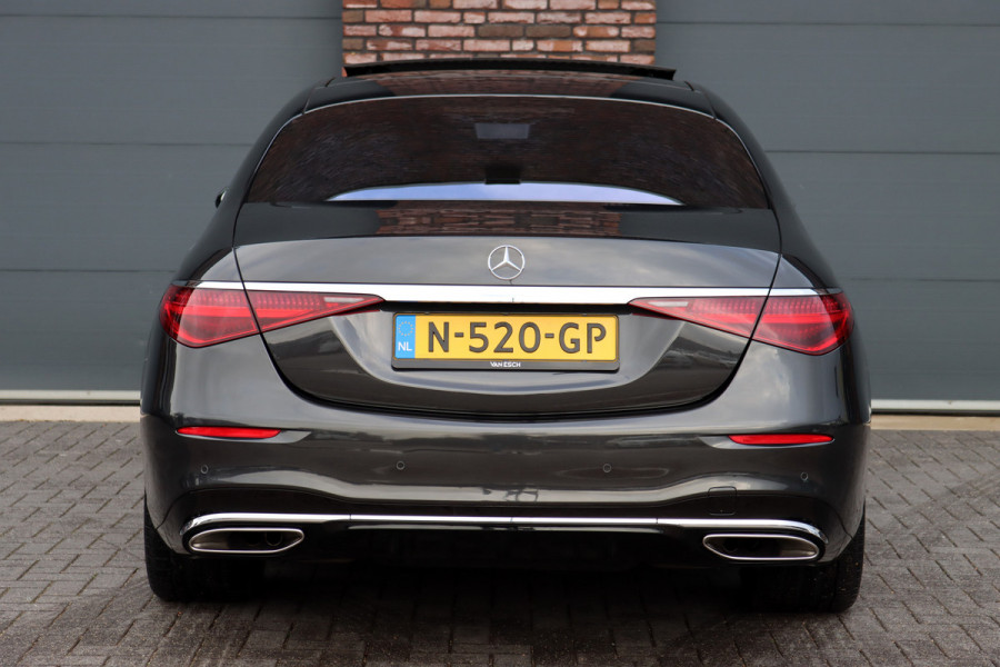 Mercedes-Benz S-Klasse 580 e Lang AMG Line | Airmatic | Distronic+ | Chauffeurspakket | Zonweringspakket | Massage V+A | | MBUX Tablet | Burmester | HUD | Stoelventilatie V+A | Nekverwarming |