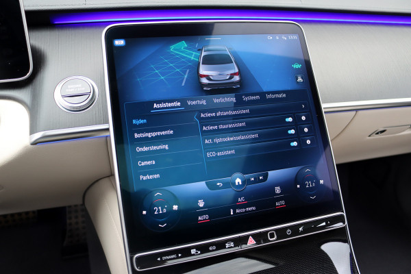 Mercedes-Benz S-Klasse 580 e Lang AMG Line | Airmatic | Distronic+ | Chauffeurspakket | Zonweringspakket | Massage V+A | | MBUX Tablet | Burmester | HUD | Stoelventilatie V+A | Nekverwarming |