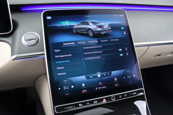 Mercedes-Benz S-Klasse 580 e Lang AMG Line | Airmatic | Distronic+ | Chauffeurspakket | Zonweringspakket | Massage V+A | | MBUX Tablet | Burmester | HUD | Stoelventilatie V+A | Nekverwarming |
