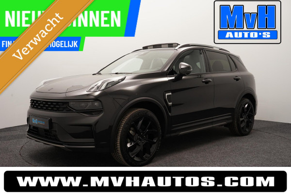 Lynk & Co 01 1.5 Hybride|LEER|FULL BLACK XL|ZWARTE.HEMEL|NAP