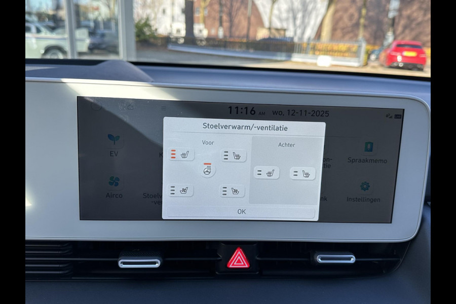 Hyundai IONIQ 5 Lounge AWD 77.4 kWh SOH 100% RIJKLAAR! | FABRIEKSGARANTIE HYUNDAI TOT 10-2028| |STOELVERWARMING + VENTILATIE| DEALER OH. |ELEK. ACHTERKLEP| BOSE AUDIO| VOL OPTIES| ACHTERBANK VERWARMD| HEAD-UP