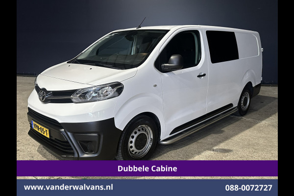 Toyota ProAce 2.0 D-4D 145pk L3H1 Dubbele Cabine Euro6 Airco | 6-zits | Navigatie | Apple Carplay Cruisecontol, Android Auto, 2500kg Trekhaak, Sidebars, Parkeersensoren, Bijrijdersbank