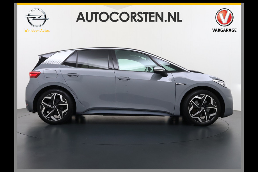 Volkswagen ID.3 First Plus 58kWh Apple Carplay Android Auto Adap.Cruise Lmv 19" Navi Camera Pdc Stoel+Stuurverwarming Keyless Advanced Matrix Led + Dynamisch Led Achterlicht en Isofix DAB Privacy Glas Rijstrooksensor SOH 89% Origineel Nederlandse Auto