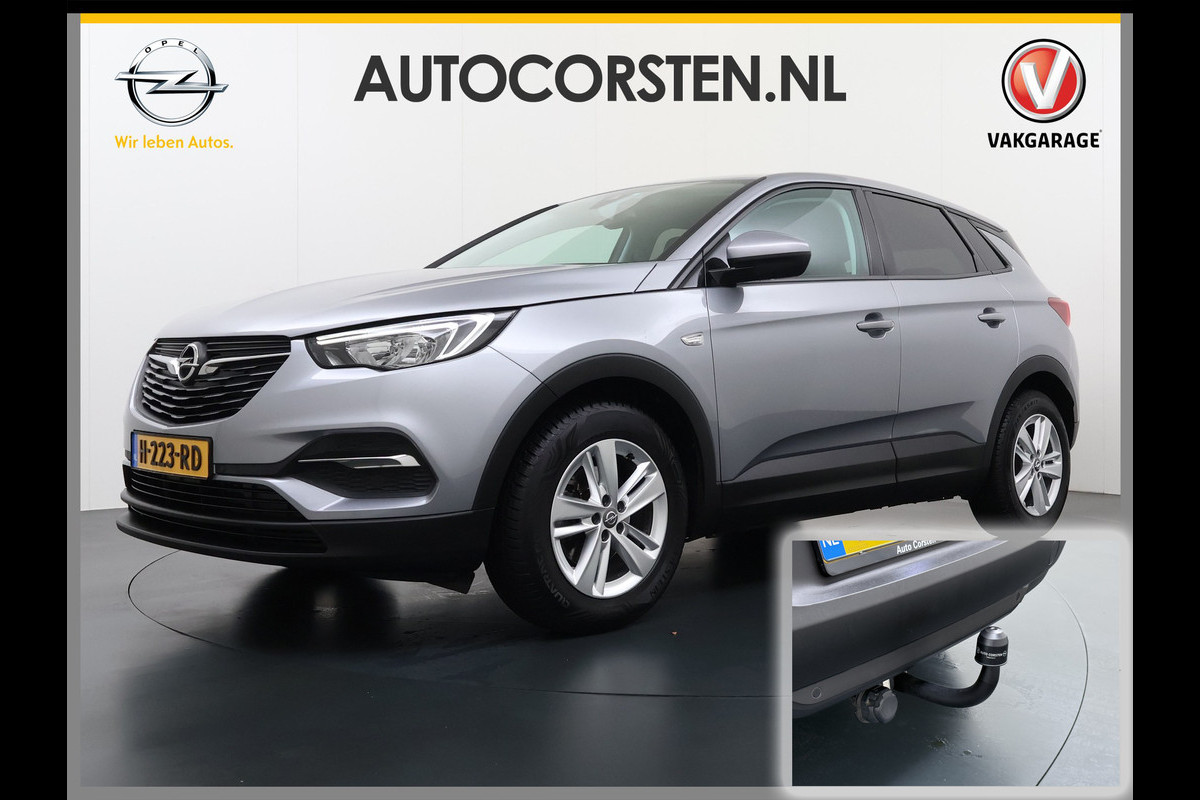 Opel Grandland X T131PK Trekhaak Navi Ecc Pdc Apple Carplay Android Auto Cruise Control Edition Lmv Licht-Regensensor Verkeersbordlezer PrivacyGlas IntelliLink Bluetooth Origineel Nederlandse Auto 1.400KG Trekgewicht! € 35.000 nieuw! Bij ons volledig Onderhouden