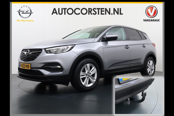 Opel Grandland X T131PK Trekhaak Navi Ecc Pdc Apple Carplay Android Auto Cruise Control Edition Lmv Licht-Regensensor Verkeersbordlezer PrivacyGlas IntelliLink Bluetooth Origineel Nederlandse Auto 1.400KG Trekgewicht! € 35.000 nieuw! Bij ons volledig Onderhouden