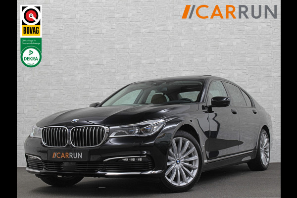 BMW 7 Serie 730d xDrive | Schuifdak | Massage | 360 Camera | Soft-Close | ACC | Laser-LED | Indiv. Leder | Luchtvering | Achterasbesturing | Comfortstoelen | Stoelventilatie | Head-Up | 4-Zone Clima | Keyless-Entry | Driving Assist Pro. | Sfeerverlichting |