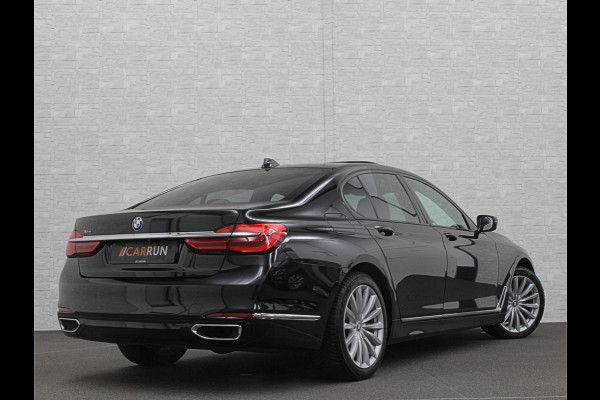 BMW 7 Serie 730d xDrive | Schuifdak | Massage | 360 Camera | Soft-Close | ACC | Laser-LED | Indiv. Leder | Luchtvering | Achterasbesturing | Comfortstoelen | Stoelventilatie | Head-Up | 4-Zone Clima | Keyless-Entry | Driving Assist Pro. | Sfeerverlichting |