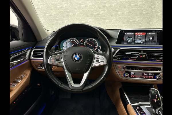 BMW 7 Serie 730d xDrive | Schuifdak | Massage | 360 Camera | Soft-Close | ACC | Laser-LED | Indiv. Leder | Luchtvering | Achterasbesturing | Comfortstoelen | Stoelventilatie | Head-Up | 4-Zone Clima | Keyless-Entry | Driving Assist Pro. | Sfeerverlichting |