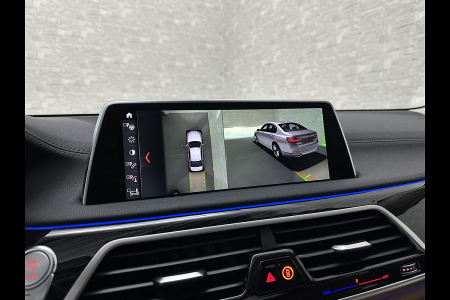 BMW 7 Serie 730d xDrive | Schuifdak | Massage | 360 Camera | Soft-Close | ACC | Laser-LED | Indiv. Leder | Luchtvering | Achterasbesturing | Comfortstoelen | Stoelventilatie | Head-Up | 4-Zone Clima | Keyless-Entry | Driving Assist Pro. | Sfeerverlichting |