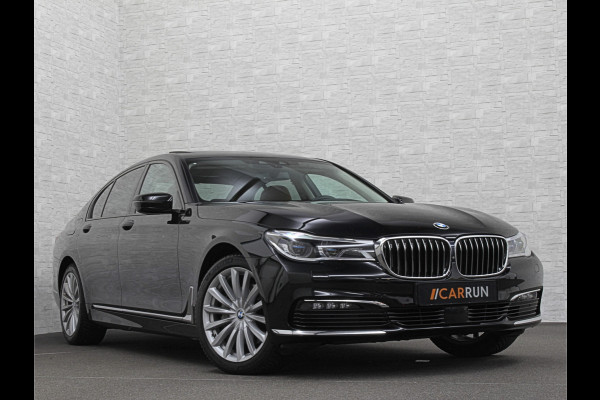 BMW 7 Serie 730d xDrive | Schuifdak | Massage | 360 Camera | Soft-Close | ACC | Laser-LED | Indiv. Leder | Luchtvering | Achterasbesturing | Comfortstoelen | Stoelventilatie | Head-Up | 4-Zone Clima | Keyless-Entry | Driving Assist Pro. | Sfeerverlichting |