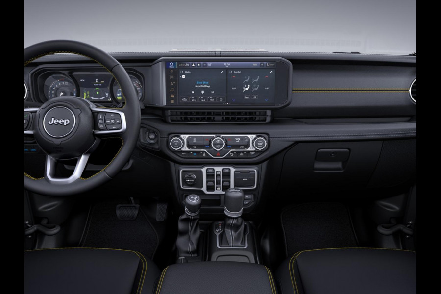 Jeep Wrangler Unlimited 4xe 380 Sahara | MY25 | 22" Brute velgen | Geel kenteken !