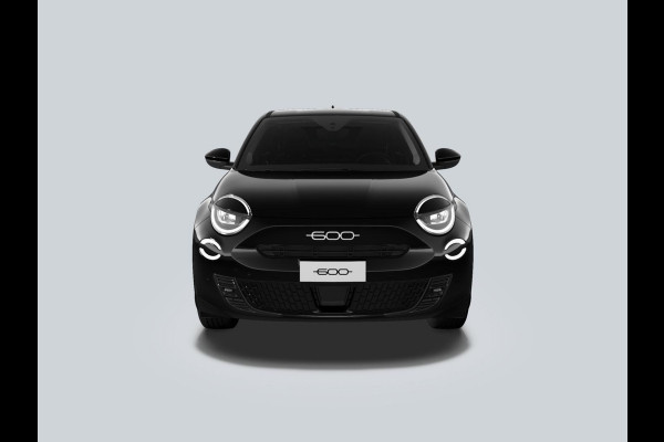 Fiat 600 1.2 Hybrid 136pk La Prima | Leder | Stoelmassage | Trekhaak | Camera| Carplay | Adapt. Cruise | Winter Pack
