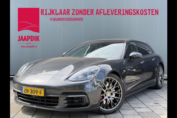 Porsche Panamera Sport Turismo BWJ 2019 | 2.9 601PK 4 E-Hybrid NL AUTO | LEER | PANO | 21'' LMV | CAMERA | LEER | AD CRUISE | CARPLAY | BOSE | PDC | LUCHTVERING