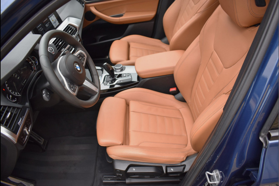 BMW X3 xDrive20i M-Pakket 184 Pk Pano Bruin Leder Trekhaak Full Led Camera 21 Inch