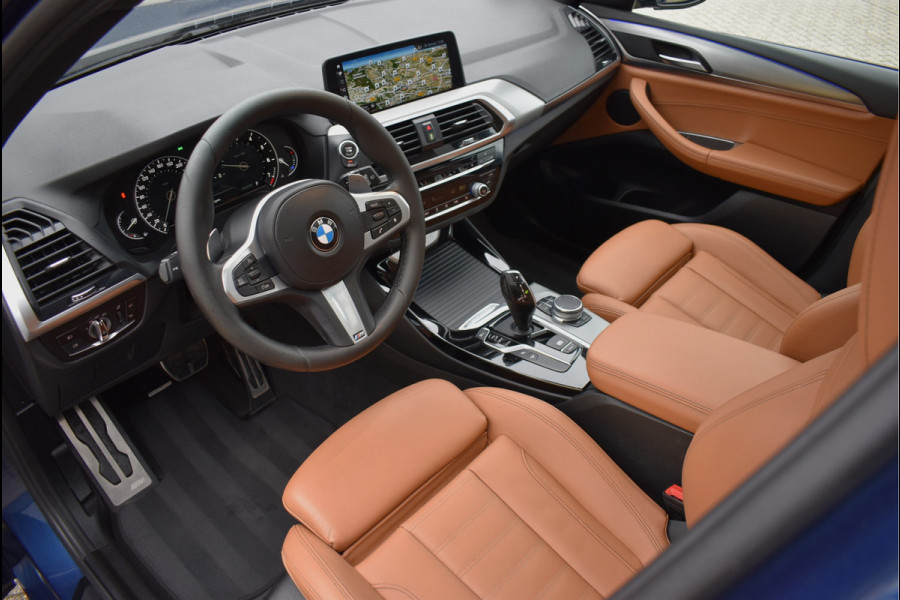 BMW X3 xDrive20i M-Pakket 184 Pk Pano Bruin Leder Trekhaak Full Led Camera 21 Inch