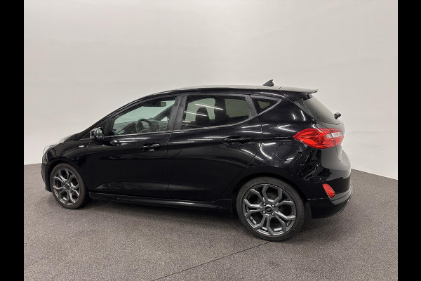 Ford Fiesta 1.0 EcoBoost ST-Line 125PK 6V Navigatie Full LED Carplay Parkeersensoren Cruise Control Stoel+Stuurverwarming Climate Control Privacy Glass 17" DAB+