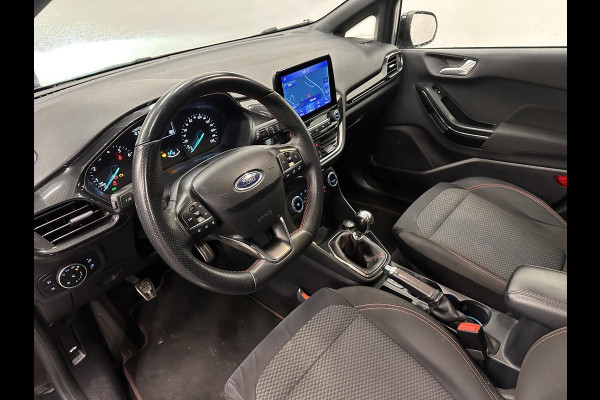 Ford Fiesta 1.0 EcoBoost ST-Line 125PK 6V Navigatie Full LED Carplay Parkeersensoren Cruise Control Stoel+Stuurverwarming Climate Control Privacy Glass 17" DAB+