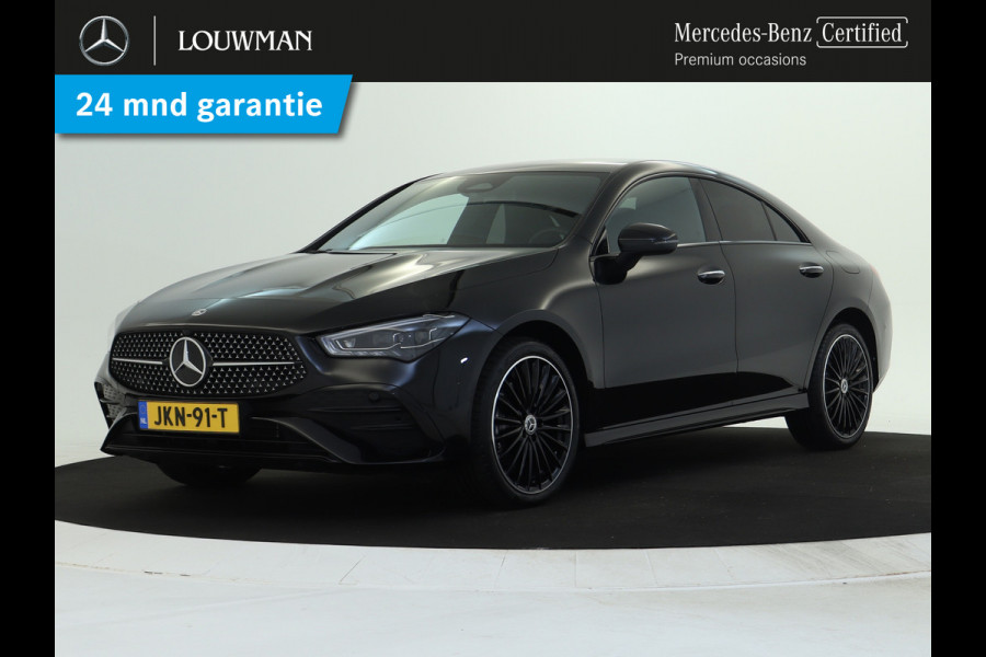 Mercedes-Benz CLA-Klasse 250 e AMG Plug-In Hybride AMG LIne | Night PAkket | 19 Inch AMG Velgen | Dodehoek Assist | Multibeam Koplampen | 11kW Laden. Inclusief 48 maanden MB Certified garantie voor Europa.