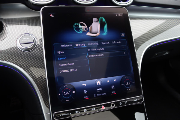 Mercedes-Benz C-Klasse Estate 300 e AMG Line Aut9 | Panoramadak | Distronic | Memory | Trekhaak | Leder | Camera | Sfeerverlichting | Dodehoekassistent | Stoelverwarming | High Perf. LED |