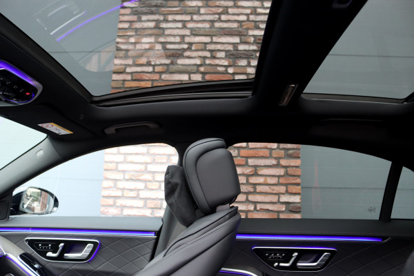 Mercedes-Benz S-Klasse 580 e 4MATIC Lang AMG Line | Airmatic | Achterasbesturing | Chauffeurspakket | MBUX Tablet | Distronic+ | Memory | Stoelventilatie V+A | Burmester | Soft-Close | Digital Light | Vlakkenverwarming | HUD |