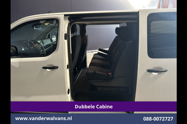 Peugeot Expert 2.0 BlueHDI 123pk L3H1 Dubbele Cabine Euro6 Airco | 2x zijdeur | 2500kg Trekhaak | 5-Zits Cruisecontrol, Parkeersensoren