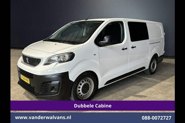 Peugeot Expert 2.0 BlueHDI 123pk L3H1 Dubbele Cabine Euro6 Airco | 2x zijdeur | 2500kg Trekhaak | 5-Zits Cruisecontrol, Parkeersensoren