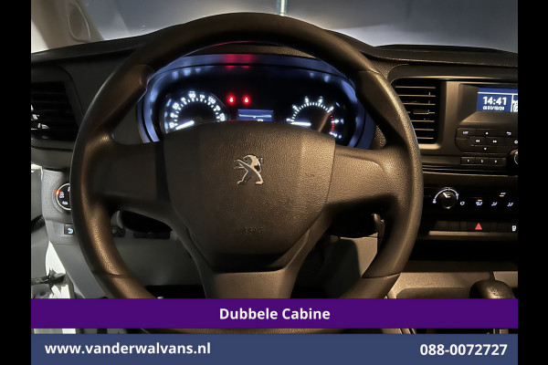 Peugeot Expert 2.0 BlueHDI 123pk L3H1 Dubbele Cabine Euro6 Airco | 2x zijdeur | 2500kg Trekhaak | 5-Zits Cruisecontrol, Parkeersensoren
