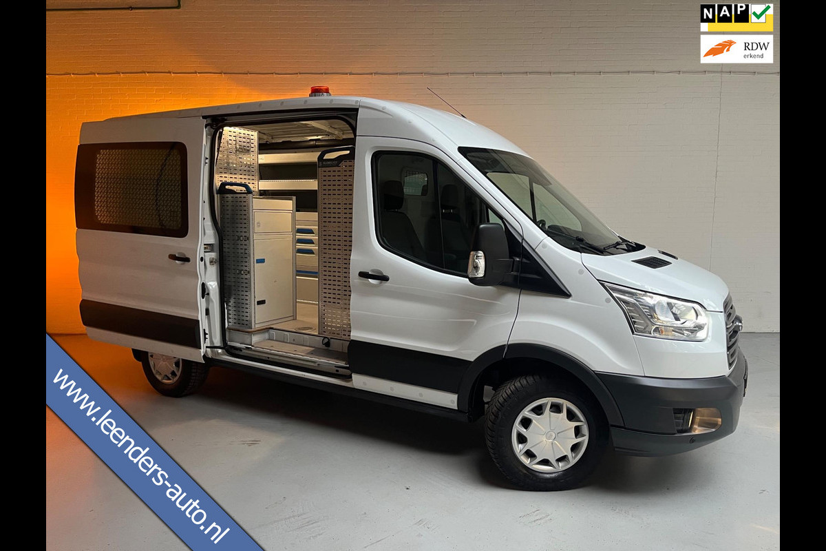Ford Transit 350 Servicewagen 2.0 TDCI 130pk euro6 L2H2 Trend Sortimo Inrichting Victron v230 Standkachel Trekhaak RIJKLAARPRIJS!