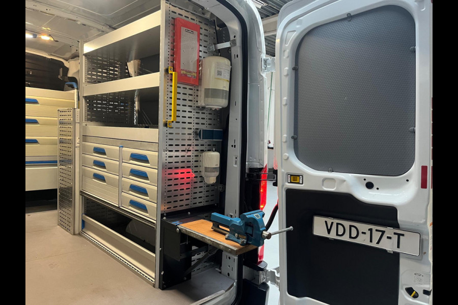 Ford Transit 350 Servicewagen 2.0 TDCI 130pk euro6 L2H2 Trend Sortimo Inrichting Victron v230 Standkachel Trekhaak RIJKLAARPRIJS!