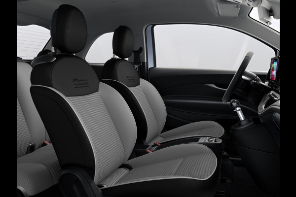 Fiat 500 1.0 Hybrid Torino | Private Lease € 387,- | New | Clima | Carplay | PDC | Priv Glass | Celestial Blue