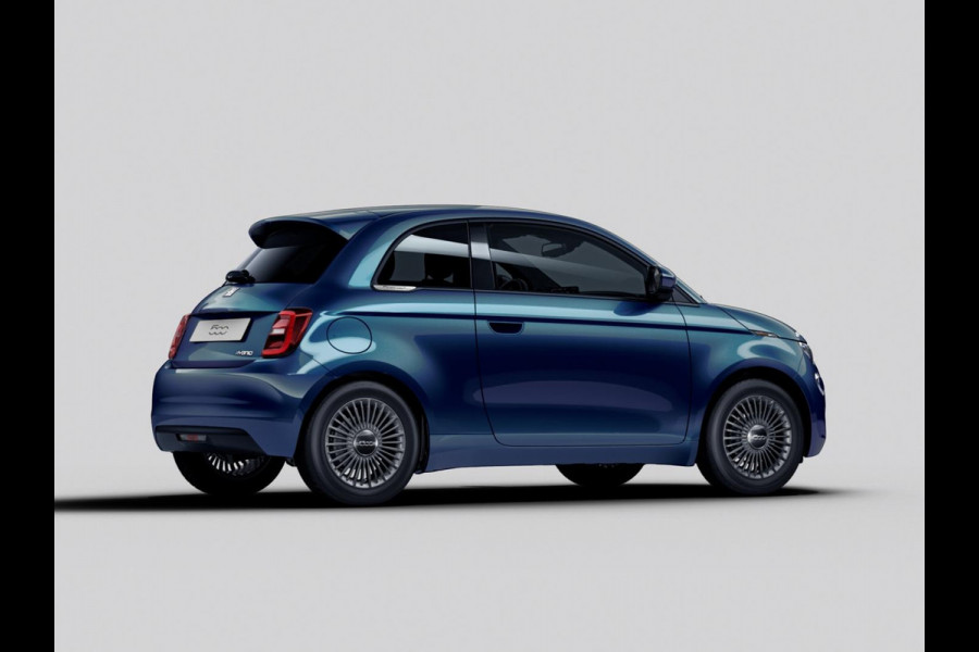 Fiat 500 1.0 Hybrid Torino | Private Lease € 387,- | New | Clima | Carplay | PDC | Priv Glass | Ocean Green