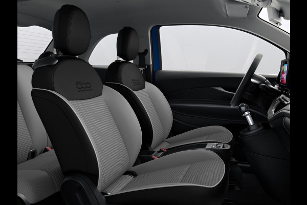 Fiat 500 1.0 Hybrid Torino | Private Lease € 387,- | New | Clima | Carplay | PDC | Priv Glass | Ocean Green