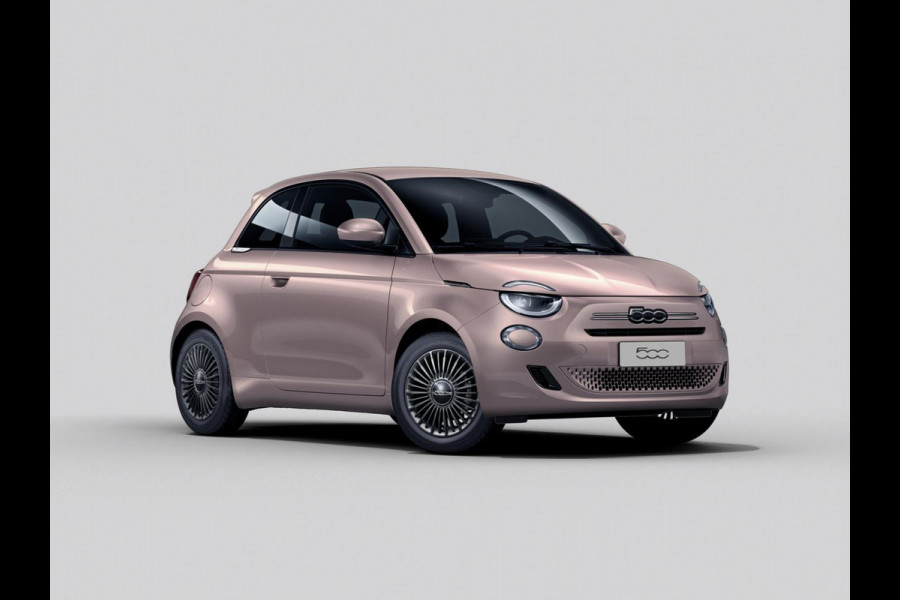 Fiat 500 1.0 Hybrid Torino | Private Lease € 387,- | New | Clima | Carplay | PDC | Priv Glass | Rose Gold