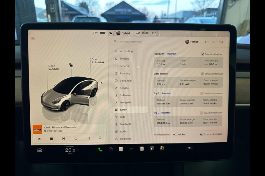 Tesla Model 3 Long Range AWD 75 kWh/160088 KM NAP/GEWRAPT