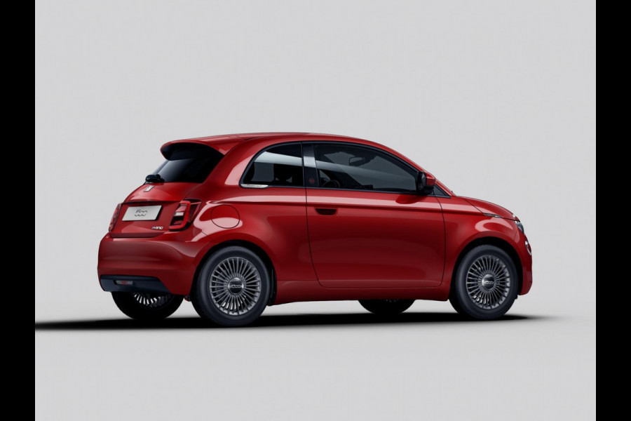 Fiat 500 1.0 Hybrid Torino | Private Lease € 379,- | New | Clima | Carplay | PDC | Priv Glass | Rosso Passione