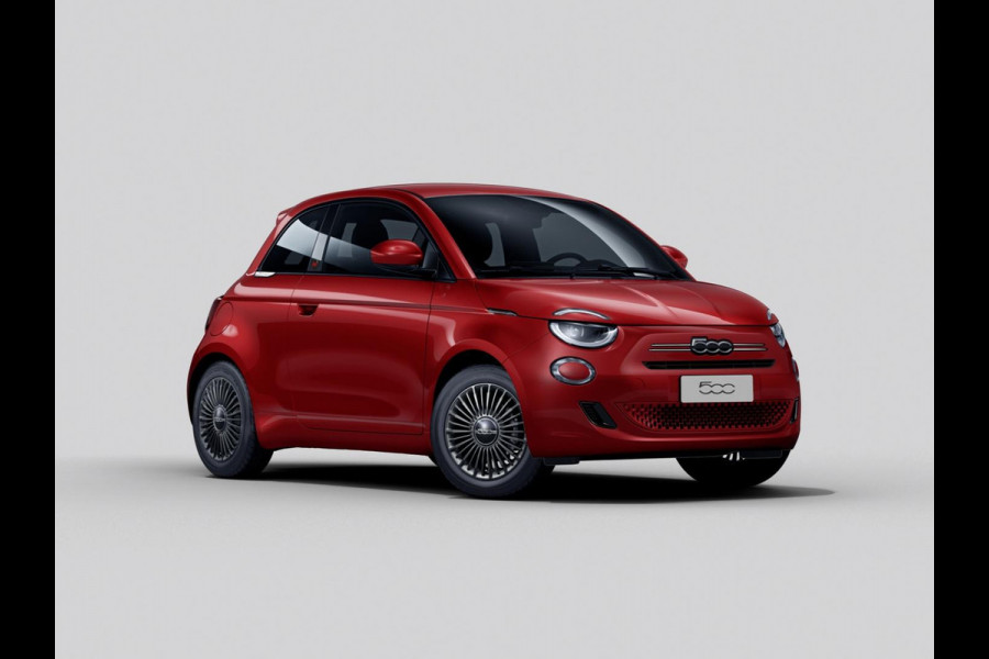 Fiat 500 1.0 Hybrid Torino | Private Lease € 379,- | New | Clima | Carplay | PDC | Priv Glass | Rosso Passione