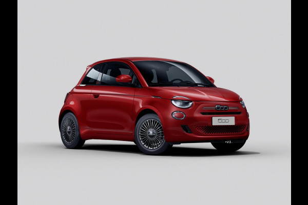 Fiat 500 1.0 Hybrid Torino | Private Lease € 379,- | New | Clima | Carplay | PDC | Priv Glass | Rosso Passione