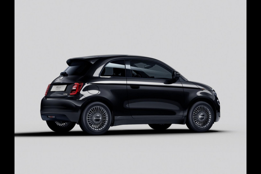 Fiat 500 1.0 Hybrid Torino | Private Lease € 387,- | New | Clima | Carplay | PDC | Priv Glass | Onyx Black
