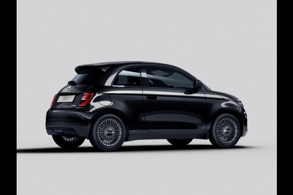 Fiat 500 1.0 Hybrid Torino | Private Lease € 387,- | New | Clima | Carplay | PDC | Priv Glass | Onyx Black
