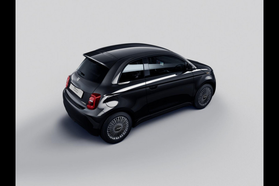 Fiat 500 1.0 Hybrid Torino | Private Lease € 387,- | New | Clima | Carplay | PDC | Priv Glass | Onyx Black