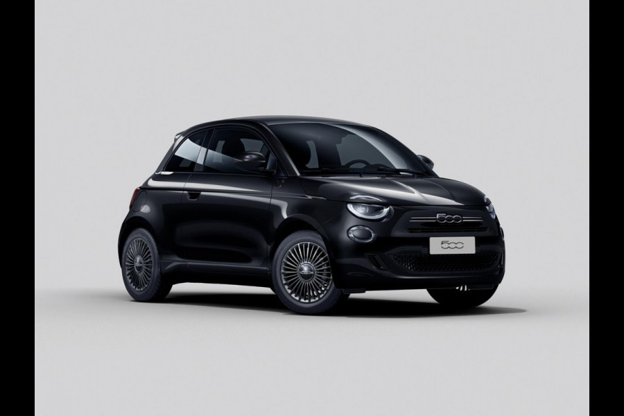 Fiat 500 1.0 Hybrid Torino | Private Lease € 387,- | New | Clima | Carplay | PDC | Priv Glass | Onyx Black