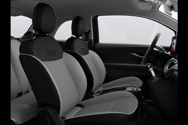 Fiat 500 1.0 Hybrid Torino | Private Lease € 387,- | New | Clima | Carplay | PDC | Priv Glass | Onyx Black