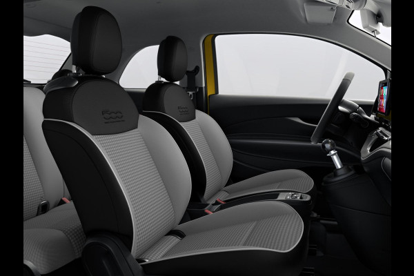 Fiat 500 1.0 Hybrid Torino | Private Lease € 387,- | New | Clima | Carplay | PDC | Priv Glass | Sun of Italy