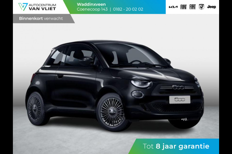 Fiat 500 1.0 Hybrid Torino | Private Lease € 387,- | New | Clima | Carplay | PDC | Priv Glass | Onyx Black