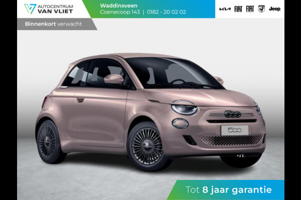 Fiat 500 1.0 Hybrid Torino | Private Lease € 387,- | New | Clima | Carplay | PDC | Priv Glass | Rose Gold