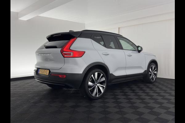 Volvo XC40 Recharge P8 AWD R-Design {SOH-89%} [ 3-Fase ] (INCL-BTW) *PANO | LEATHER-MICROFIBRE | DIGI-COCKPIT | FULL-LED | MEMORY-PACK | TOP-VIEW | CARPLAY | NAVI-FULLMAP | ECC | PDC | KEYLESS | HEATED-SPORTSEATS | BLIS | 20"ALU*