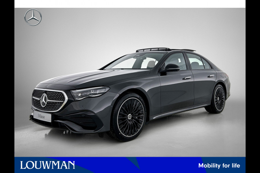 Mercedes-Benz E-Klasse 300 e Sport Edition |  Premium pakket | Trekhaak | Stoelventilatie voor | Nightpakket | Winter pakket | Burmester® 4D sound system | 20 inch AMG velgen zwart | DISTRONIC | 360°-camera | MBUX Superscreen |