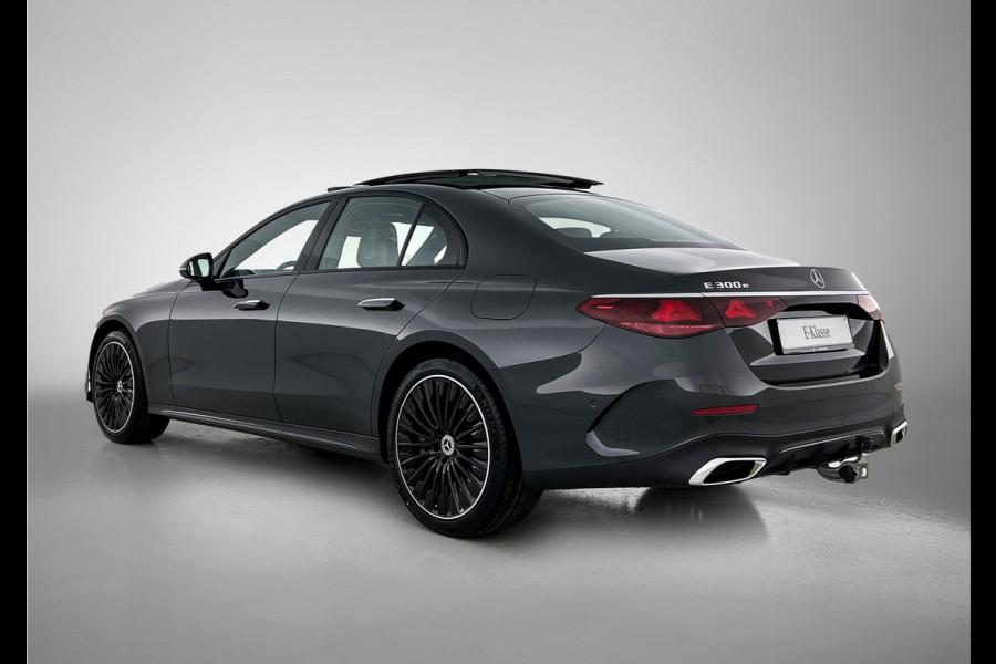 Mercedes-Benz E-Klasse 300 e Sport Edition |  Premium pakket | Trekhaak | Stoelventilatie voor | Nightpakket | Winter pakket | Burmester® 4D sound system | 20 inch AMG velgen zwart | DISTRONIC | 360°-camera | MBUX Superscreen |