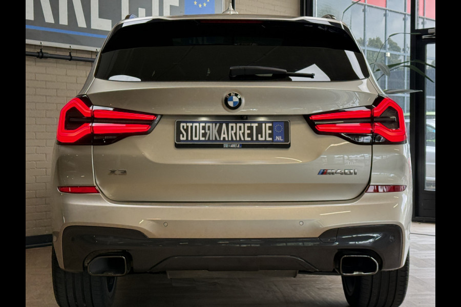 BMW X3 M40i xDrive High Executive M Sport Groot Navi | H&K | Pano | 21" | LED | HUD | Camera |
